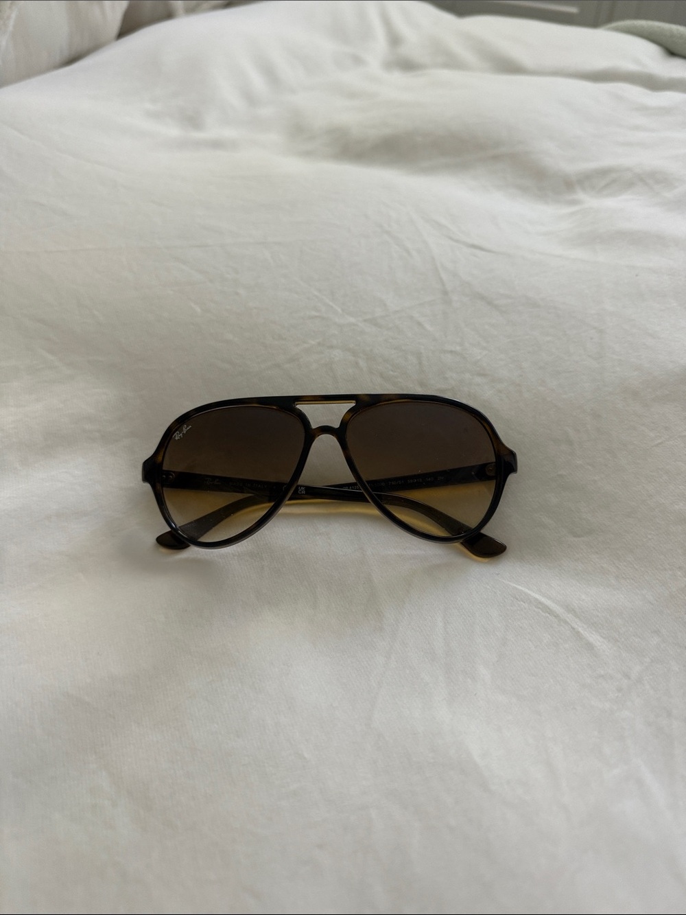 Ray-Ban Tortoiseshell Aviator Sunglasses - Brown Lenses